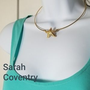 NWOT Sarah Coventry Starfish necklace